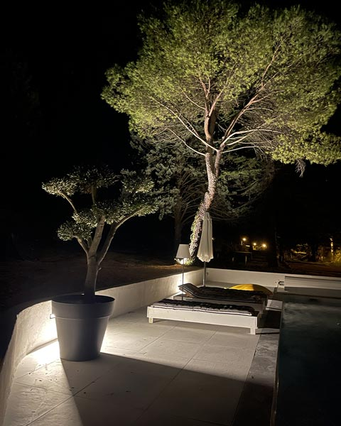 Piscine de nuit